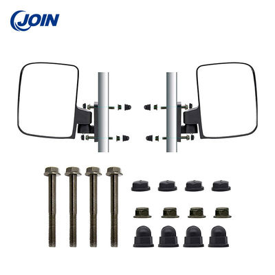 সাধারণ উচ্চ প্রভাব প্লাস্টিক কালো গল্ফ রিয়ার ভিউ আয়না সহজে ইনস্টল করা হয়